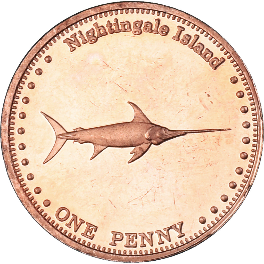 Moneta, NIGHTINGALE ISLAND, Penny, 2011, Île de Nightingale, SPL, Cuivre
