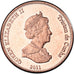 Coin, NIGHTINGALE ISLAND, 1/2 Penny, 2011, Île de Nightingale, MS(63), Cuivre
