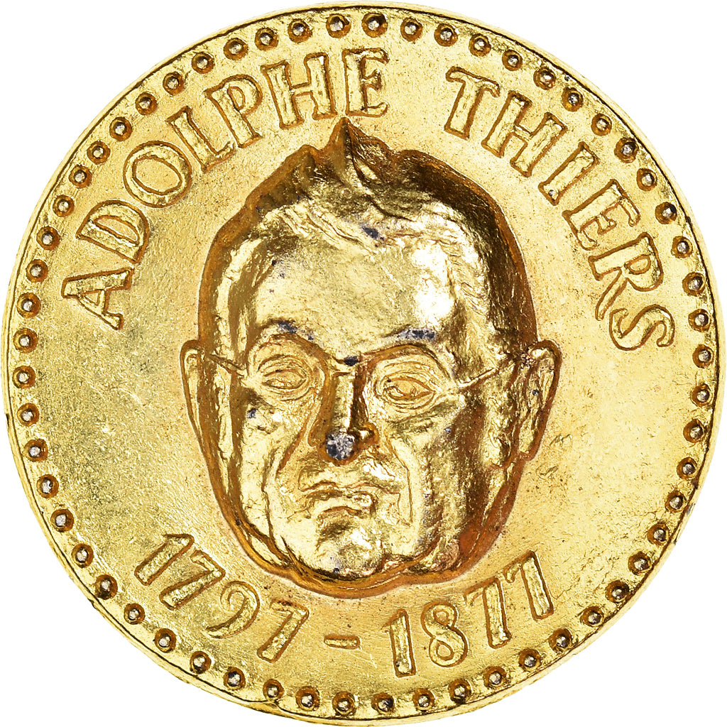 France, Token, Collection Total, Adolphe Thiers, Politics, 1970, AU(50-53)