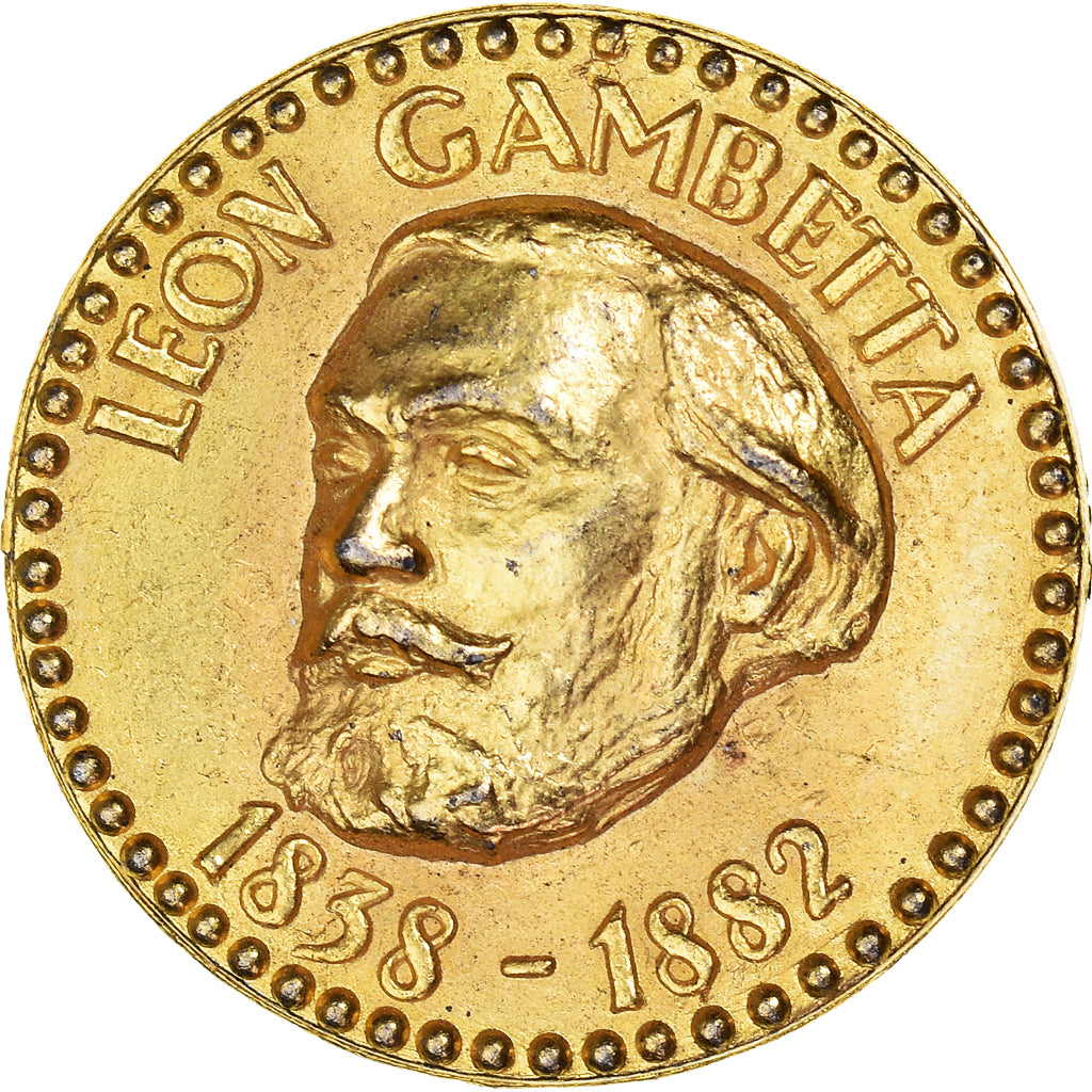 France, Token, Collection Total, Léon Gambetta, Politics, 1970, AU(50-53)