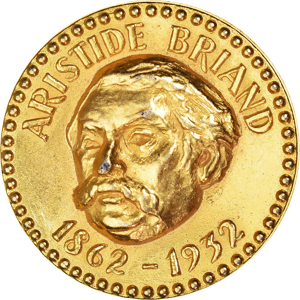 France, Token, Collection Total, Aristide Briand, Politics, 1970, AU(50-53)