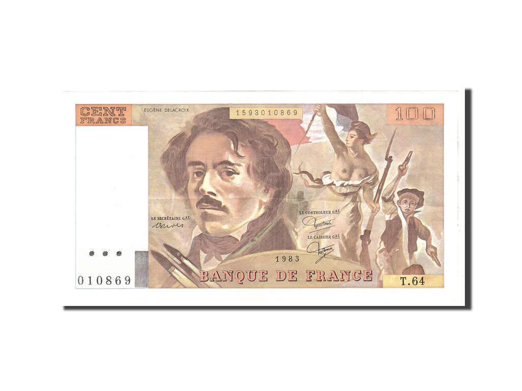 Banknote, France, 100 Francs, 1983, Undated, UNC(63), Fayette:69.7, KM:154b