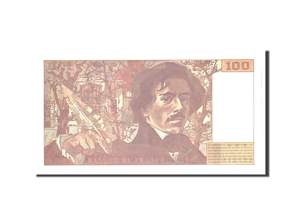 Banconote, Francia, 100 Francs, 1995, Undated, FDS, Fayette:69ter.2c, KM:154h