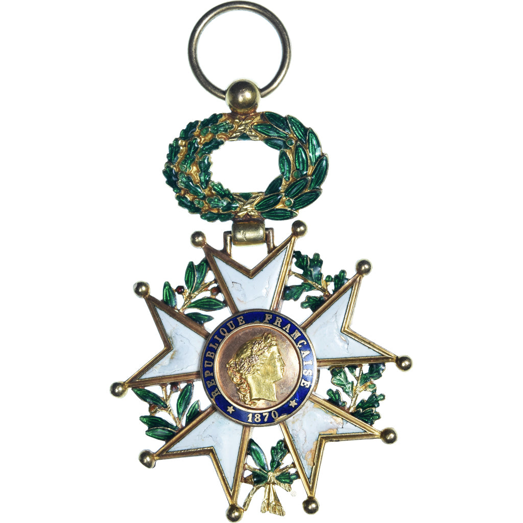 France, Légion d'Honneur, Officier, Troisième République, Medal, 1870