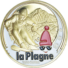 France, Token, Touristic token, Station de La Plagne, MS(65-70), Copper-nickel