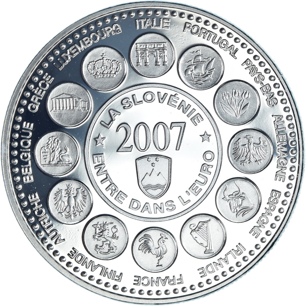 Frankrijk, Medaille, L'Europe des XXVII, La Slovénie entre dans l'Euro