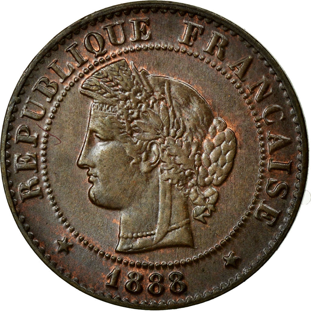 Coin, France, Cérès, Centime, 1888, Paris, AU(55-58), Bronze, Gadoury:88
