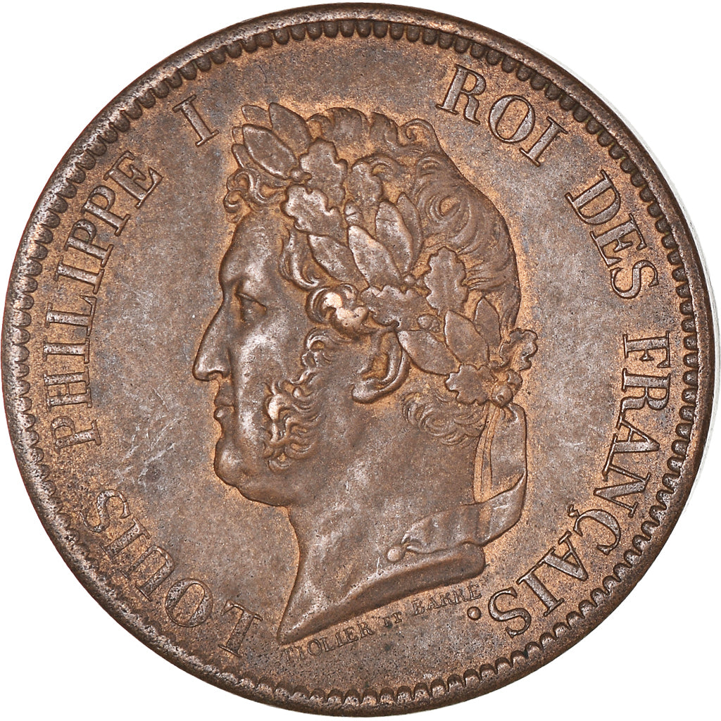 Coin, FRENCH COLONIES, Louis - Philippe, 5 Centimes, 1839, Paris, AU(55-58)