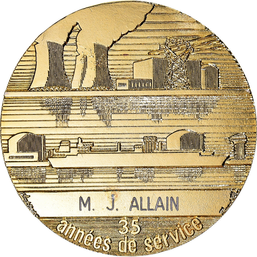 Francia, medaglia, Electricité-Gaz de France, Business & industry, SPL, Bronzo