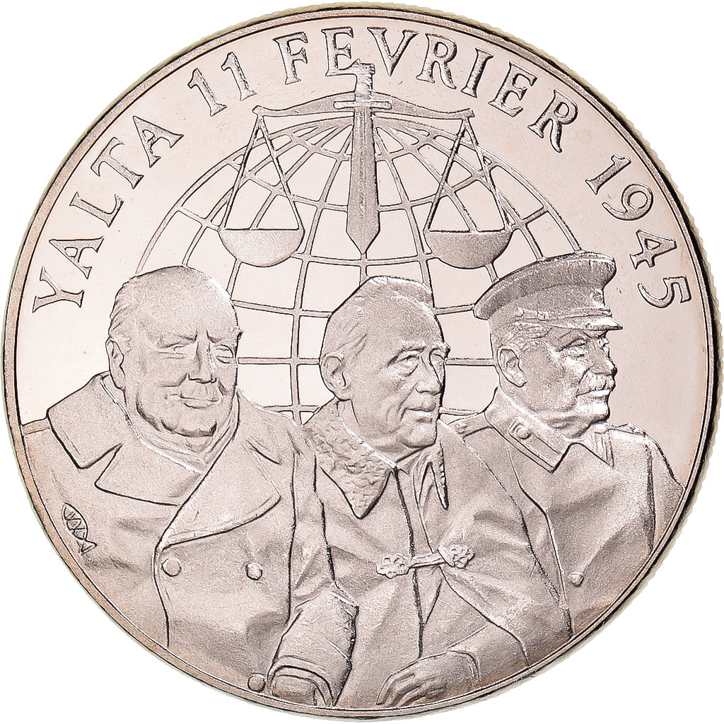 France, Medal, Seconde Guerre Mondiale, Les Accords de Yalta, WAR, MS(65-70)