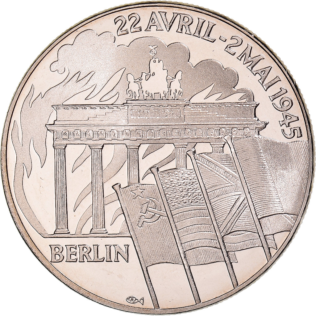 Francja, medal, Seconde Guerre Mondiale, Berlin, 1945, WAR, MS(65-70)