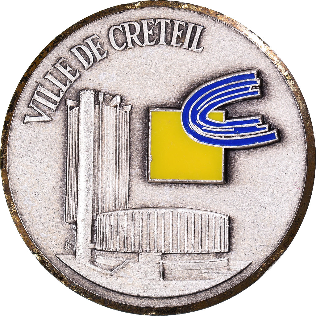 Francia, medalla, Voeux, Ville de Créteil, MBC, Métal