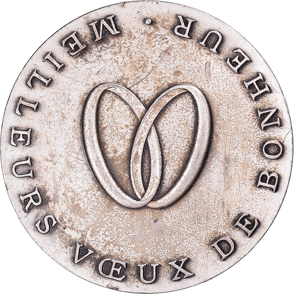 Francia, medalla, Voeux, Ville de Créteil, MBC, Métal