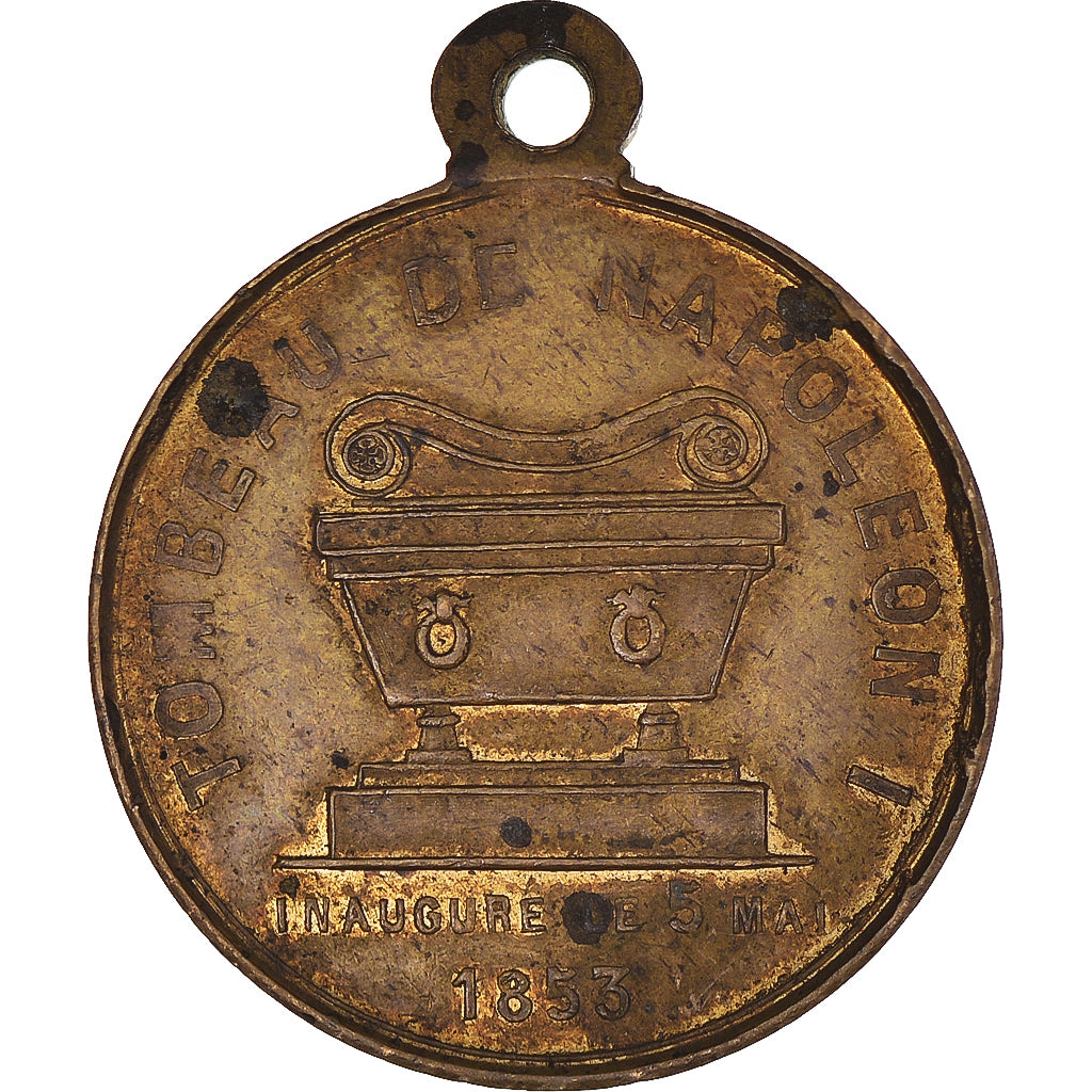 France, Medal, Inauguration du Tombeau de Napoléon Ier, History, 1853