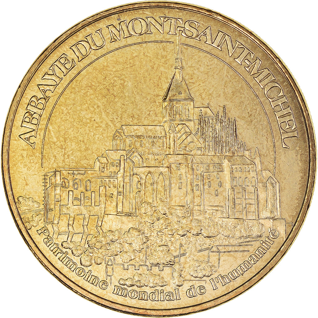 France, Token, Touristic token, 50/ Abbaye du Mont-Saint-Michel, 2011, MDP