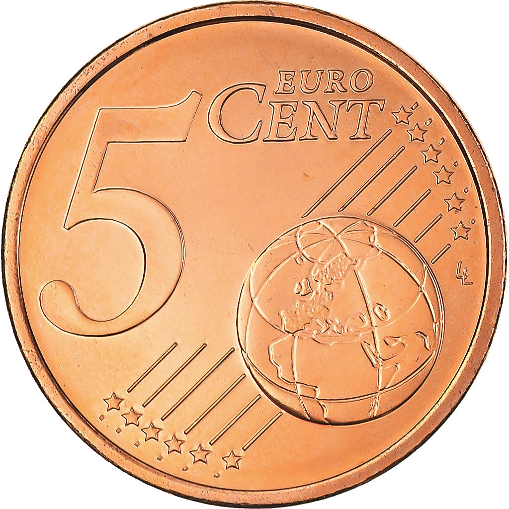 Francia, 5 Euro Cent, 2009, BU, FDC, Cobre