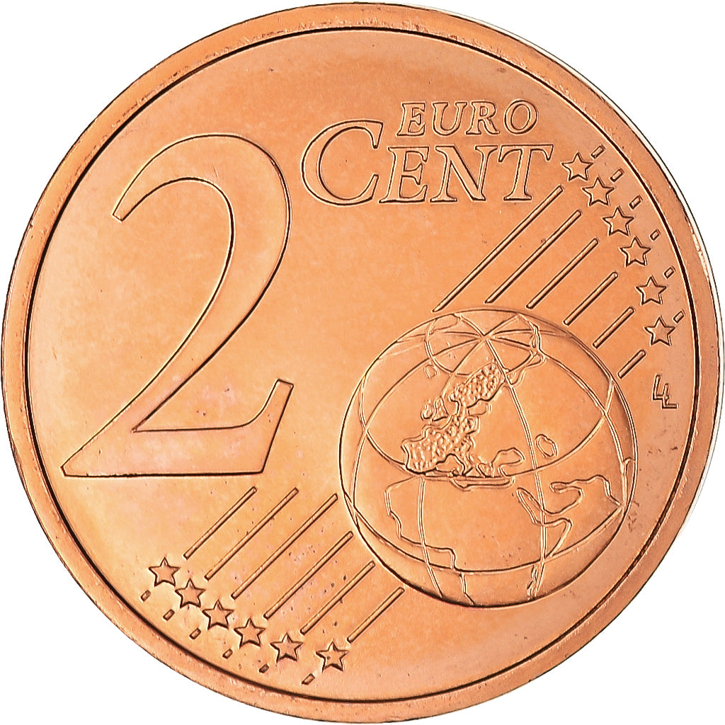 Frankrijk, 2 Euro Cent, 2009, BU, FDC, Koper