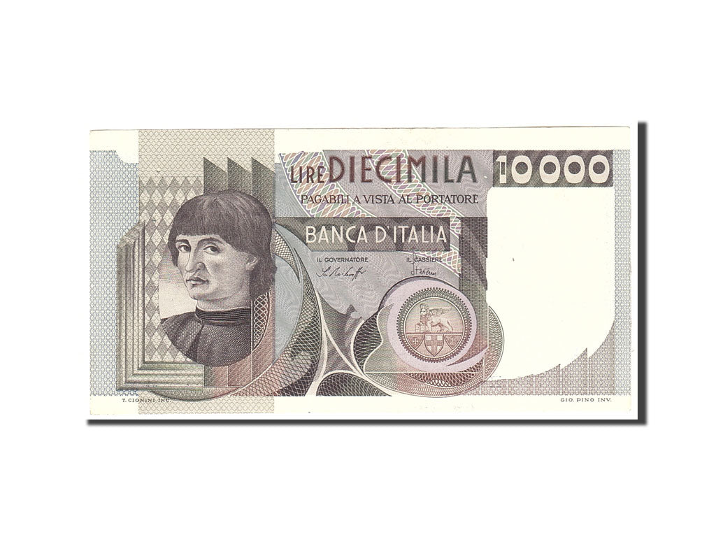 Biljet, Italië, 10,000 Lire, 1978, 1978-12-29, KM:106a, TTB+