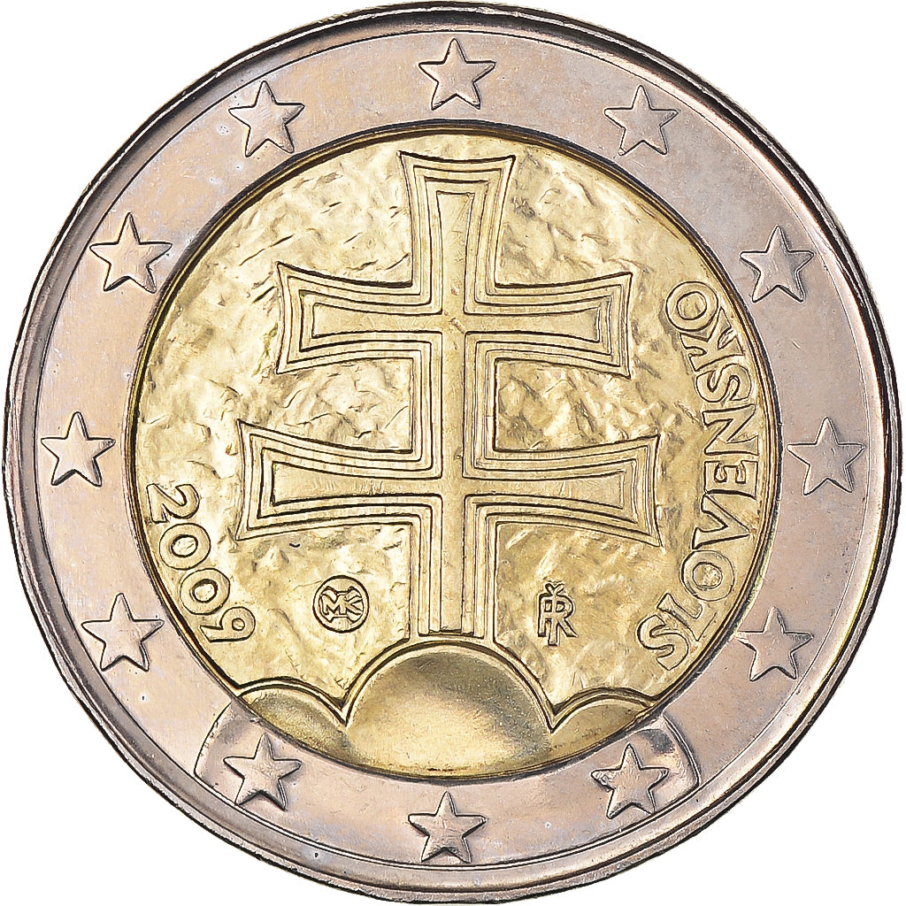 Slovakia, 2 Euro, 2009, Kremnica, MS(64), Bi-Metallic, KM:102