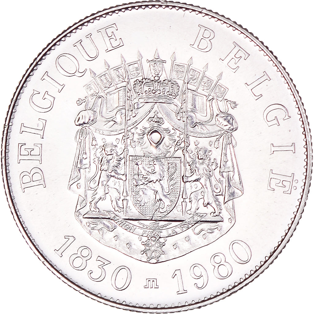 Belgium, Medal, Le roi Baudouin Ier, 1980, Thiébaud, MS(65-70), Silver