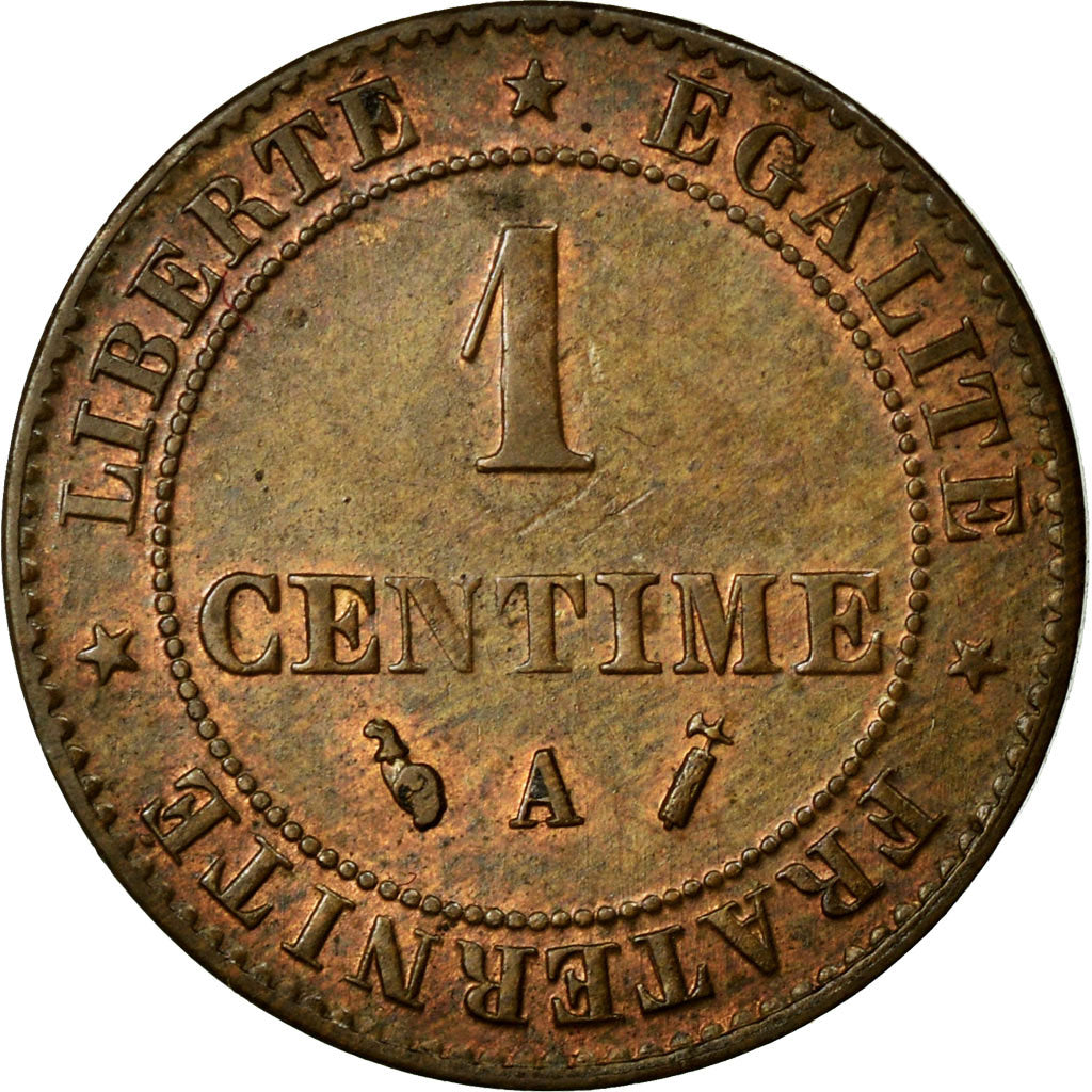 Moneta, Francia, Cérès, Centime, 1892, Paris, SPL-, Bronzo, Gadoury:88