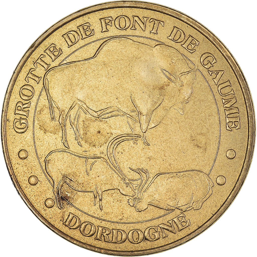 Francia, zeton, Jetón turístico, Les Eyzies - Font de Gaume n°2, 2010, MDP