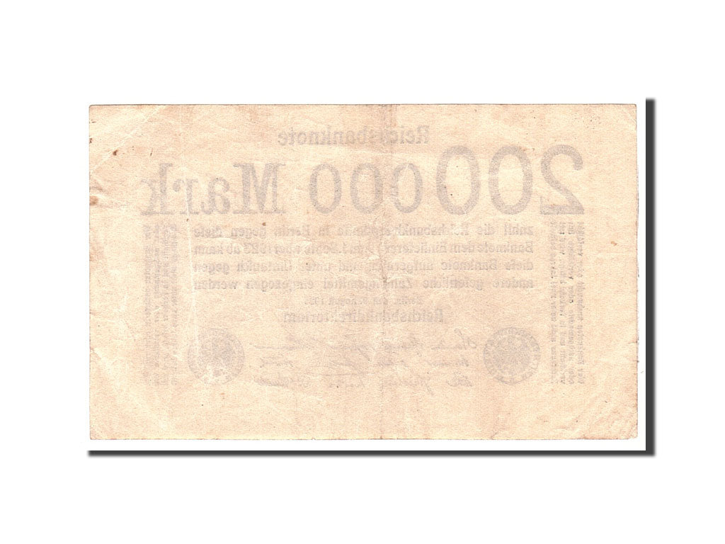 Banknote, Germany, 200,000 Mark, 1923, 1923-08-09, KM:100, EF(40-45)