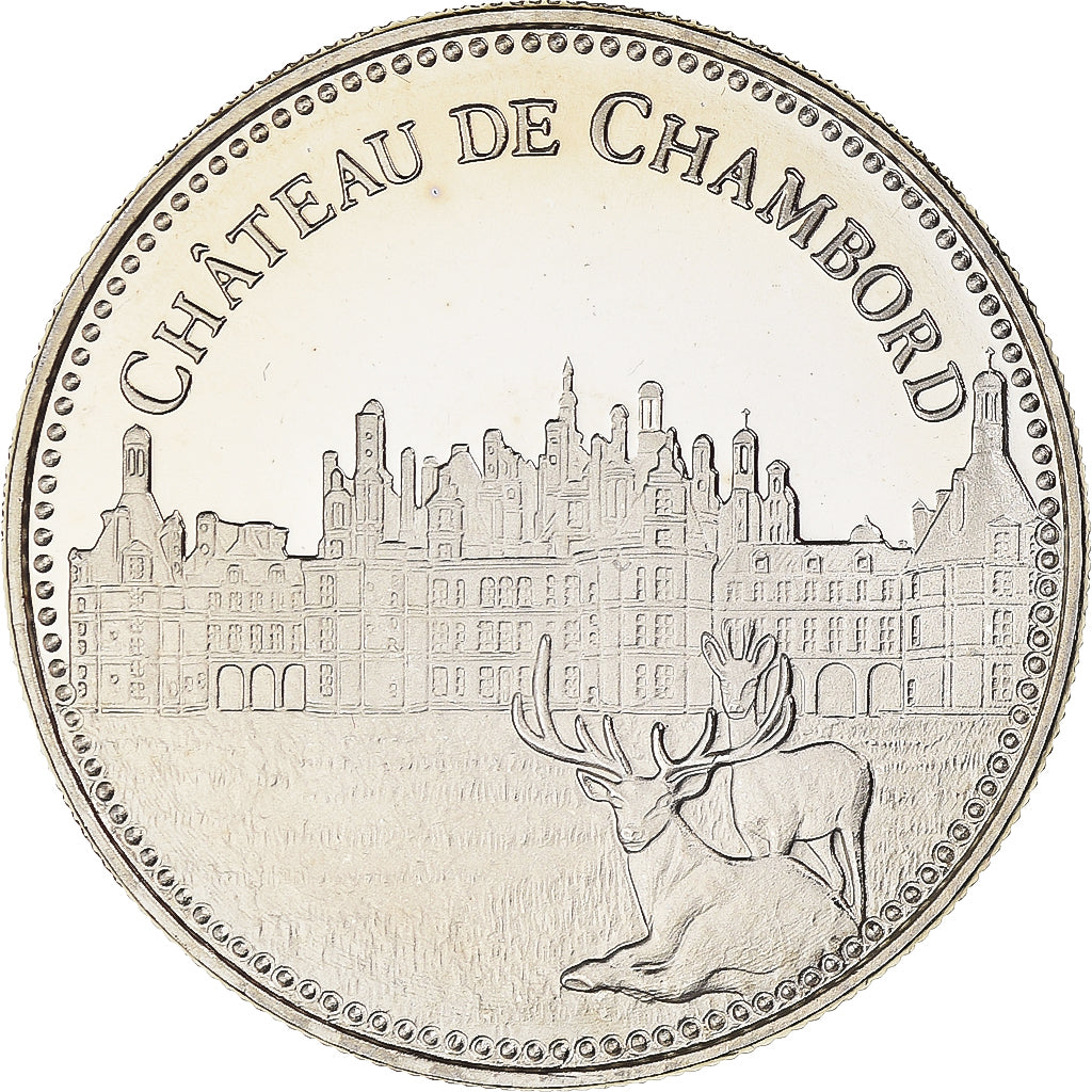 France, Médaille, Château de Chambord, FDC, Cupro-nickel
