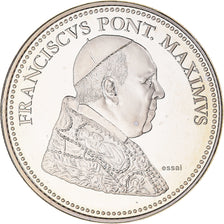 Vatican, Medal, Le Pape François, Religions & beliefs, MS(65-70), Copper-nickel