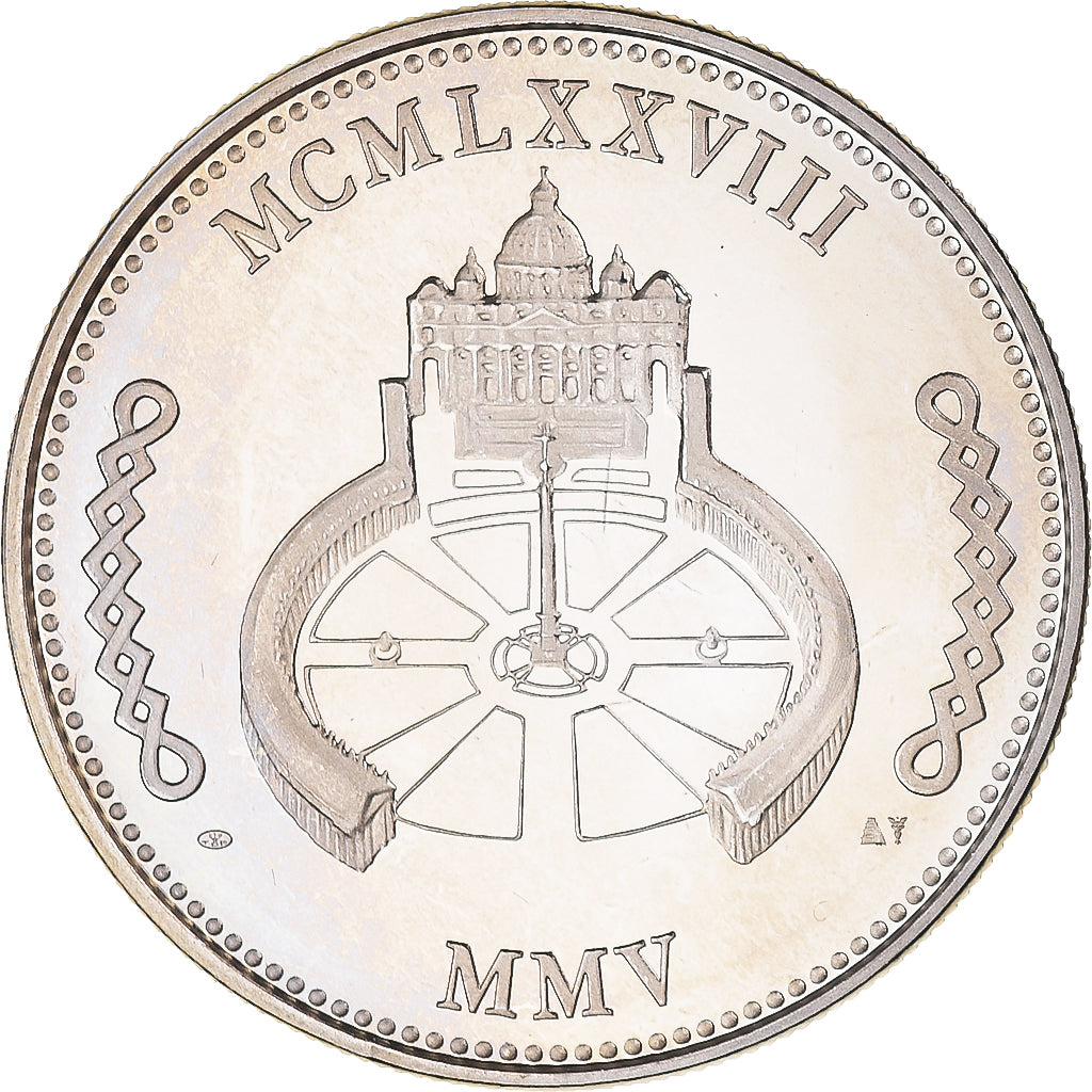 Vaticano, medalha, Le Pape Jean-Paul II, Crenças e religiões, MS(64)