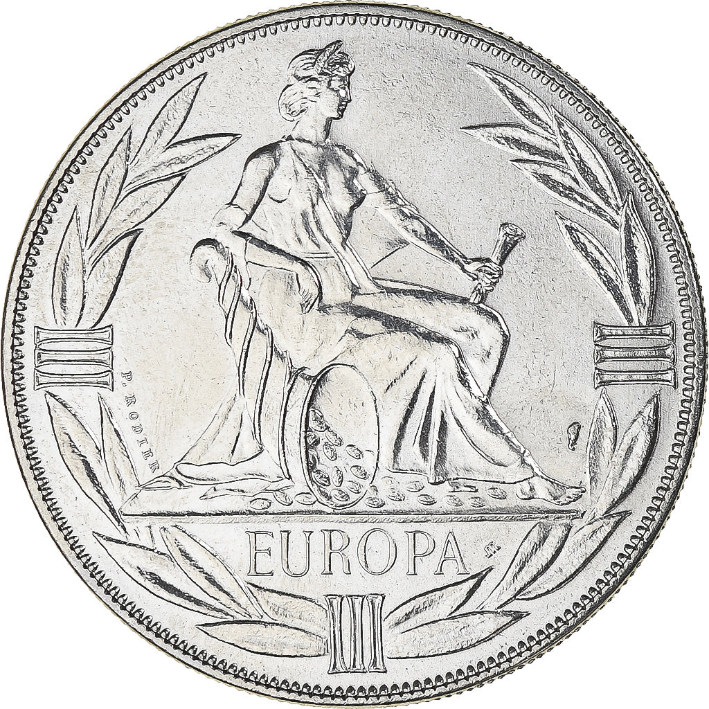 France, Medal, Ecu Europa, Europe Assise, Politics, 1981, Rodier, MS(65-70)