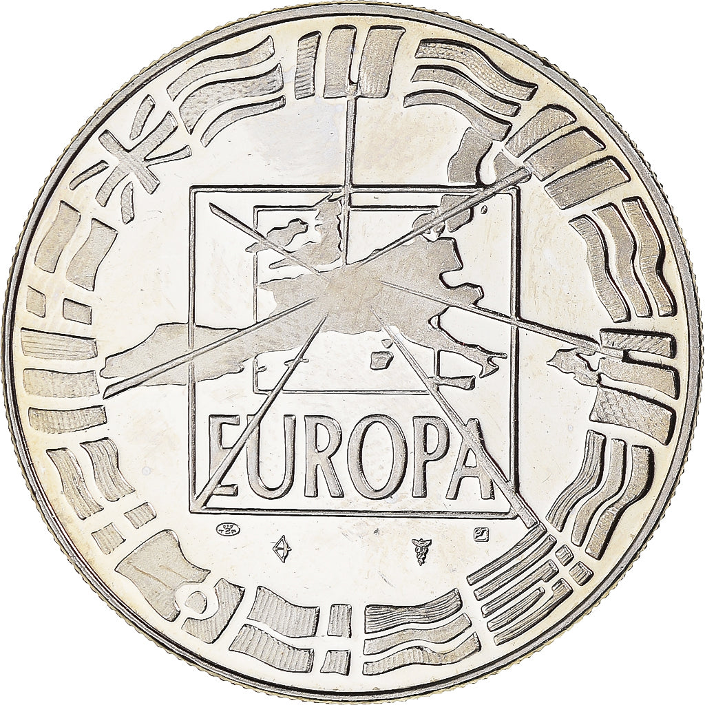 France, Medal, Ecu Europa, Politics, 1998, MS(63), Copper-nickel