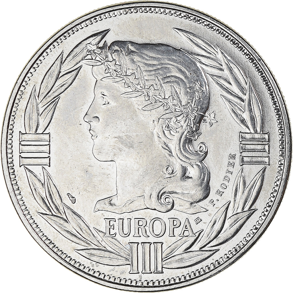 Francia, medaglia, Ecu Europa, Politics, 1985, SPL, Rame-nichel