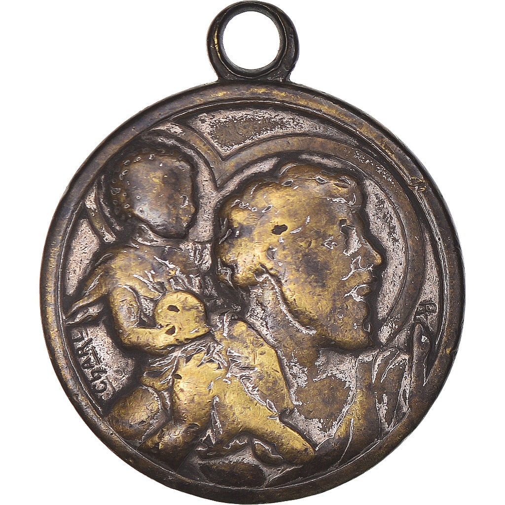 France, Medal, Saint Christophe, Religions & beliefs, Charl, VF(20-25), Copper