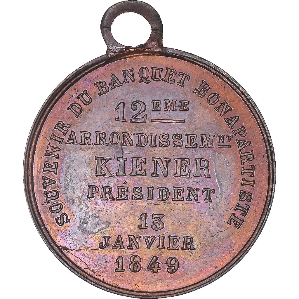 Francia, medalla, Banquet Bonapartiste, 12ème Arrondissement, Deuxième