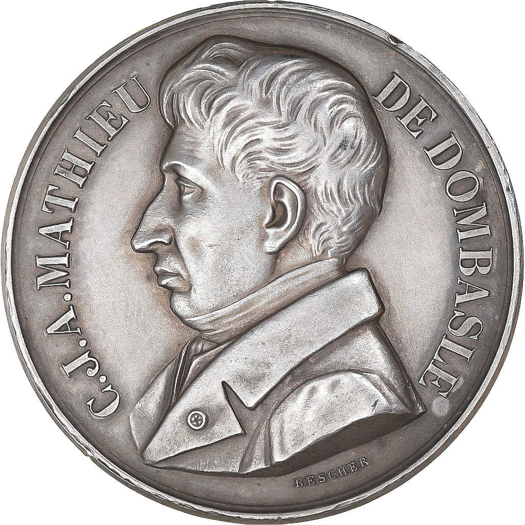 France, Medal, Mathieu de Dombasle, Société d'Agriculture de