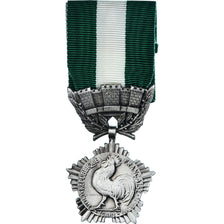 France, Collectivités locales, Politics, Medal, Uncirculated, Crouzat, Silvered