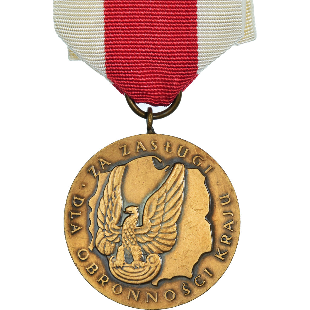 Poland, Mérite pour la Défense Nationale, Classe Bronze, Medal, Uncirculated