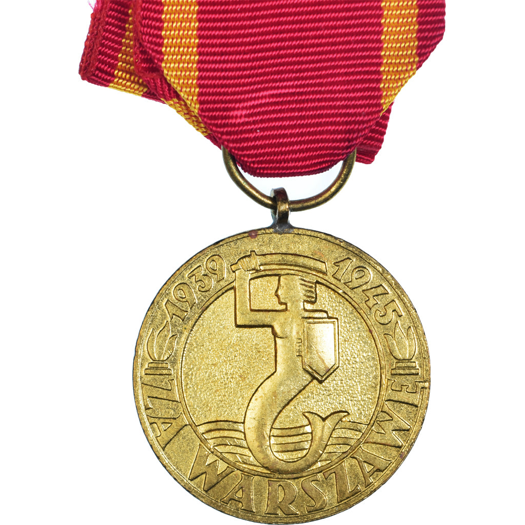Polska, Varsovie, WAR, medal, 1939-1945, Doskonała jakość, Pokryty brązem