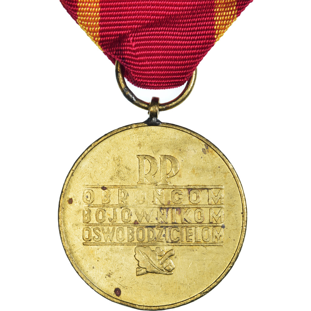 Polen, Varsovie, WAR, Medaille, 1939-1945, Excellent Quality, Gilt Bronze, 33