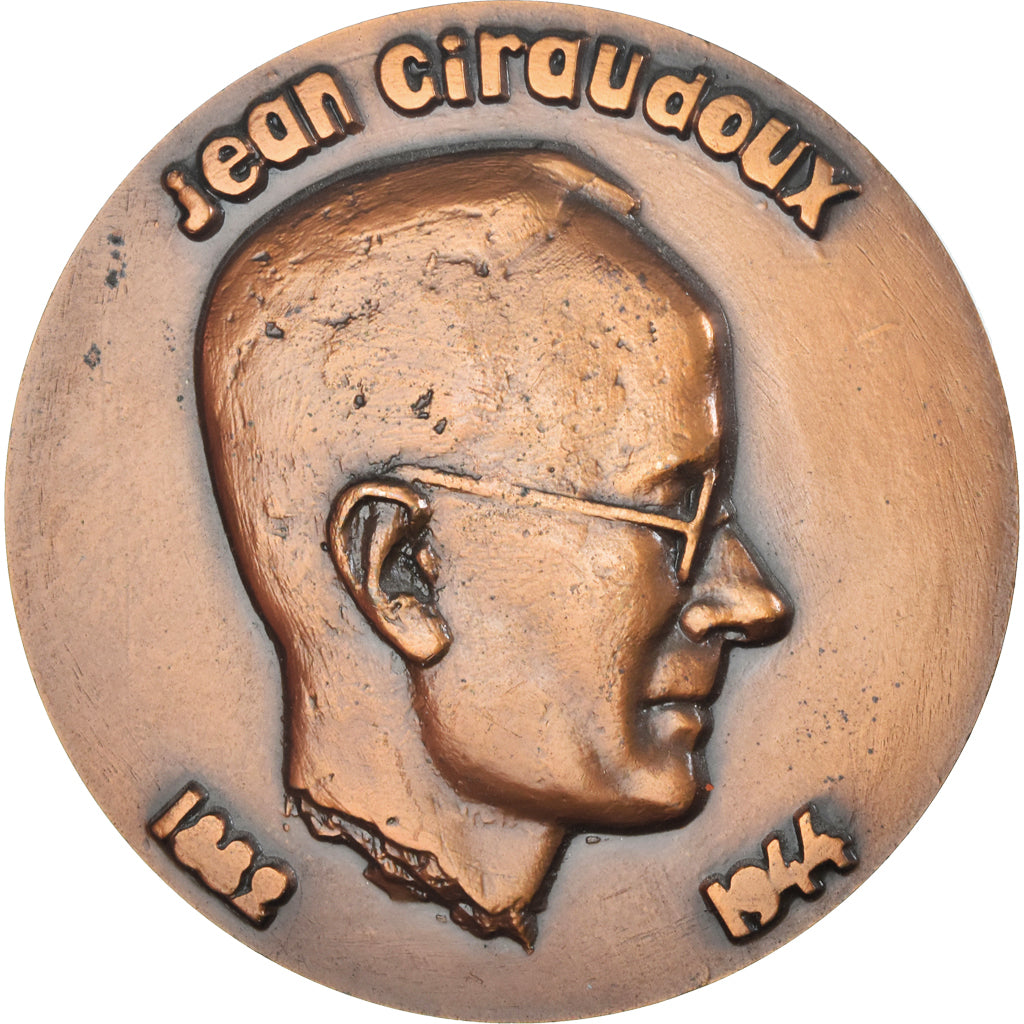 France, Médaille, Jean Giraudoux Ecrivain, Ondine Théâtre, Bronze, SUP, Revol