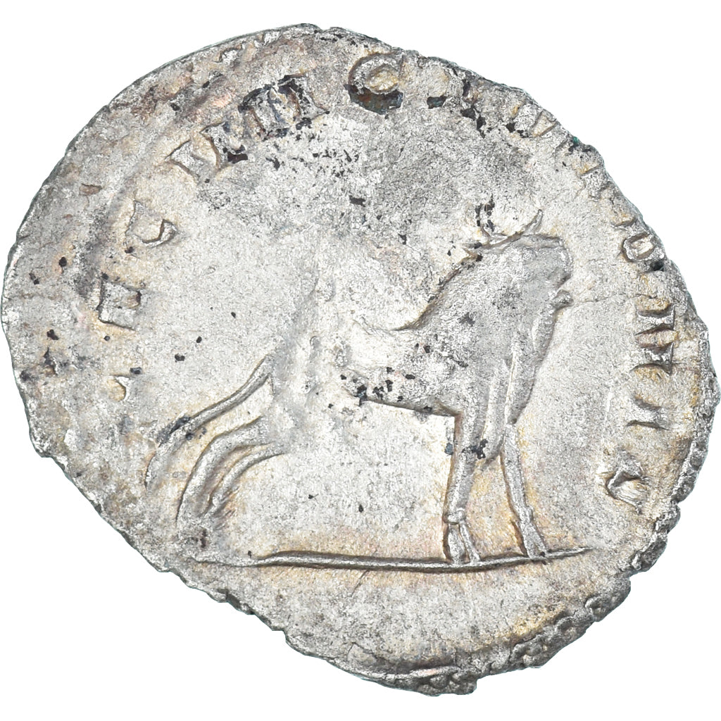 Gallienus, Antoninianus, 260-269, Milan, Rare, Vellón, BC+, RIC:357