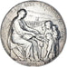France, Médaille, Journée Française, Secours National, 1915, Argent, SUP