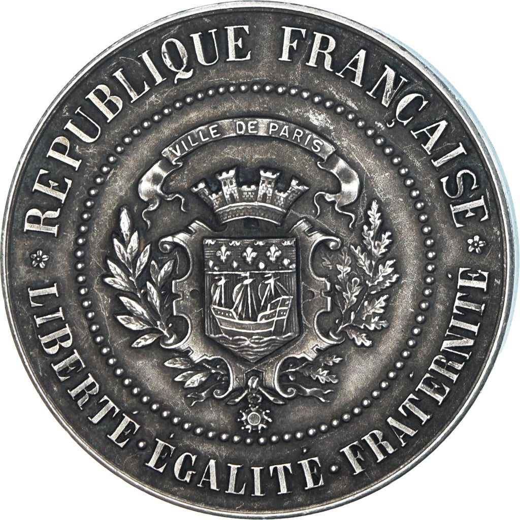 Francia, medalla, Quête pour les Pauvres, XVIIIème Arrondissement de Paris