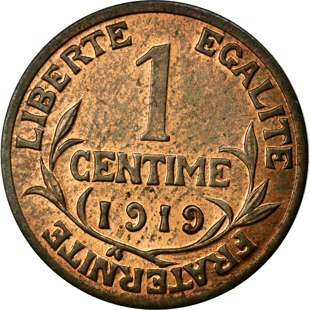 Coin, France, Dupuis, Centime, 1919, Paris, AU(55-58), Bronze, Gadoury:90