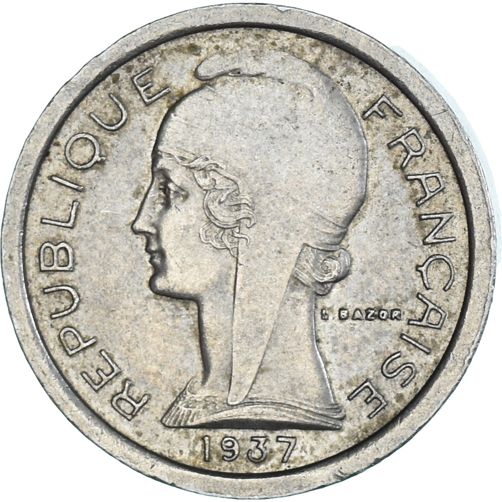 France, Jeton, PTT Téléphone Public, Marianne, 1937, Bazor, TTB+, Cupro-nickel