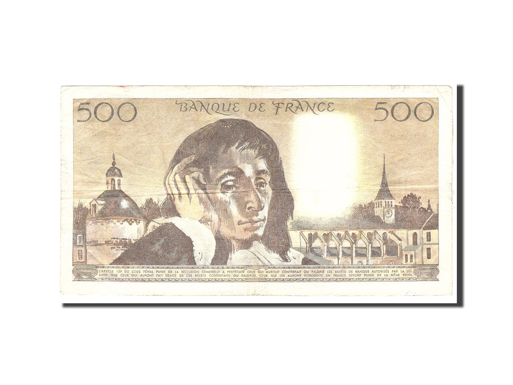 Banknot, Francja, 500 Francs, 1983, 1983-01-06, VF(30-35), Fayette:71.28