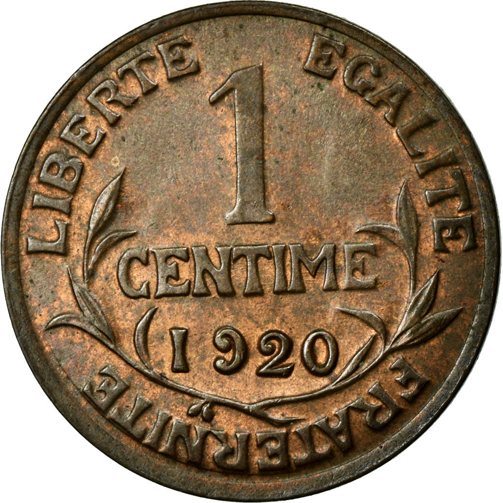 Coin, France, Dupuis, Centime, 1920, Paris, AU(55-58), Bronze, Gadoury:90