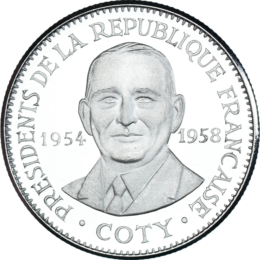 France, Médaille, René Coty, Président de la République, Politics, FDC