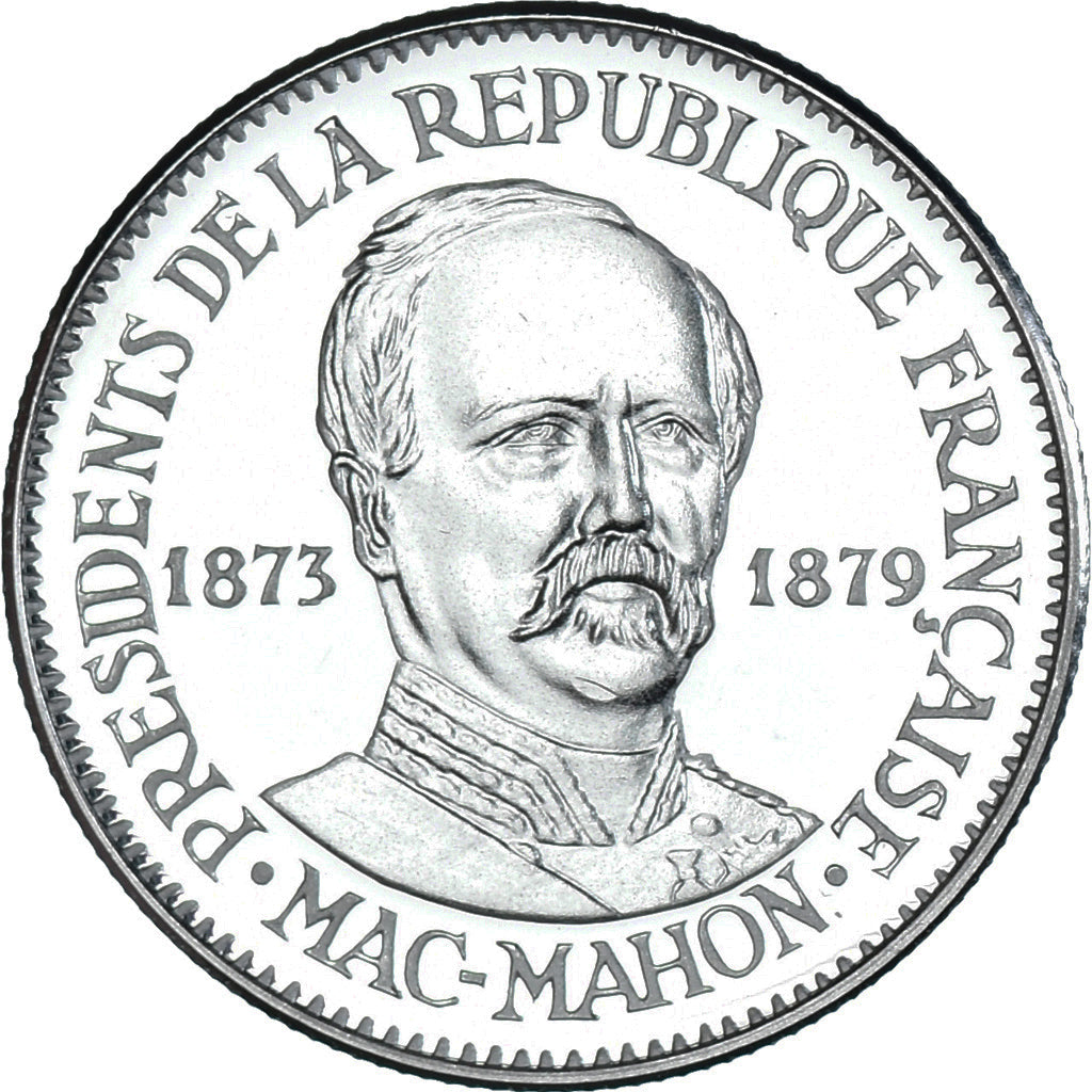 Frankreich, Medaille, Les Présidents de la République, Patrice de Mac-Mahon